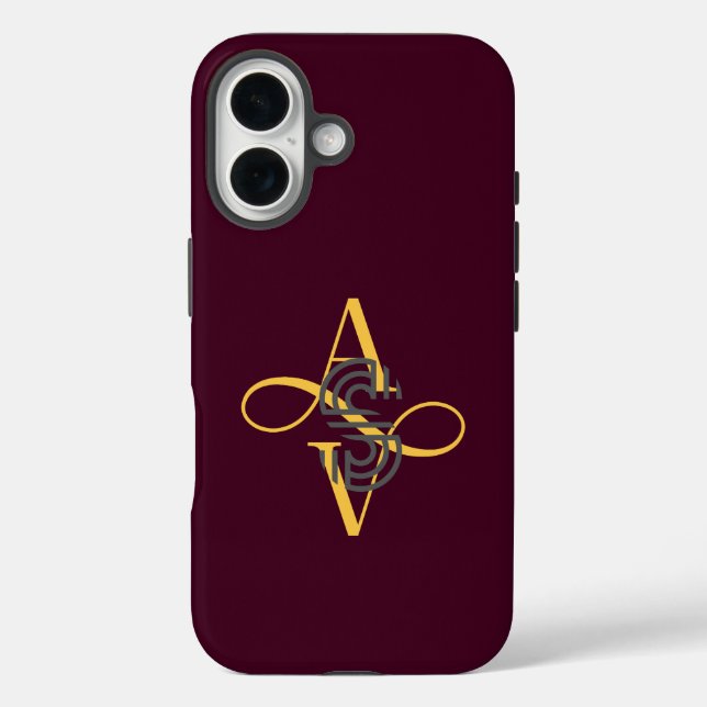 Elegant Stylish  Modern Case-Mate iPhone Case (Back)