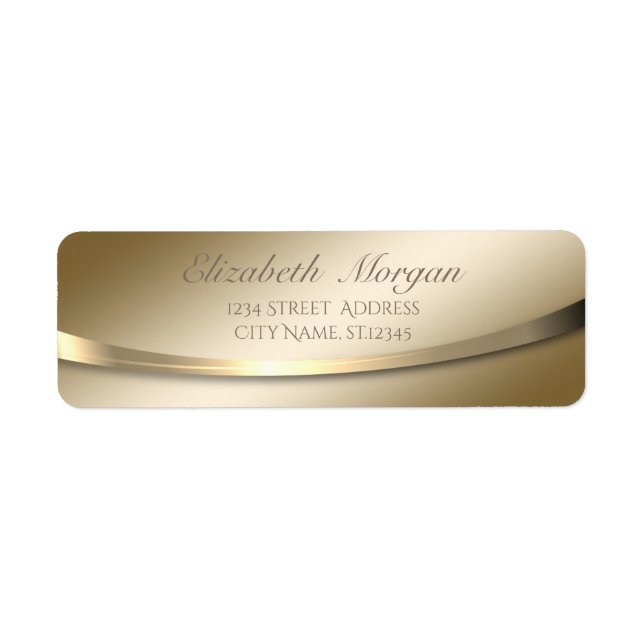 Elegant Stylish Modern Sophisticated,Gold (Front)