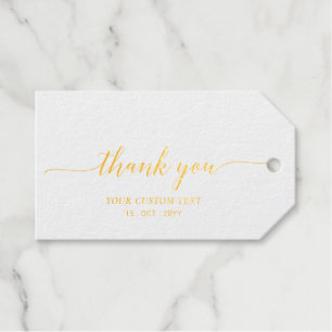 Elegant Stylish Party Favour Thank you Gift Tags