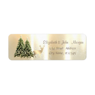 Elegant,Stylish Pine Trees,Christmas Reindeer