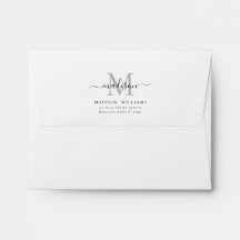 Elegant Stylish Script Name Simple Return Address