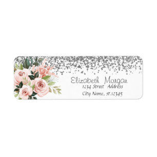 Elegant Stylish Silver Diamonds Flowers