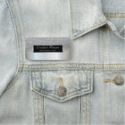 Elegant Stylish, Silver  Frame, Glitter Ombre