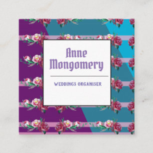 Elegant, Stylish Square Business Card