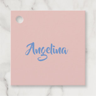 Elegant Stylish Trendy Unique Handwriting Script Favour Tags