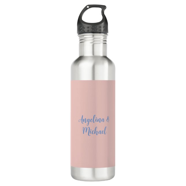 Elegant Stylish Trendy Unique Names Calligraphy 710 Ml Water Bottle (Front)