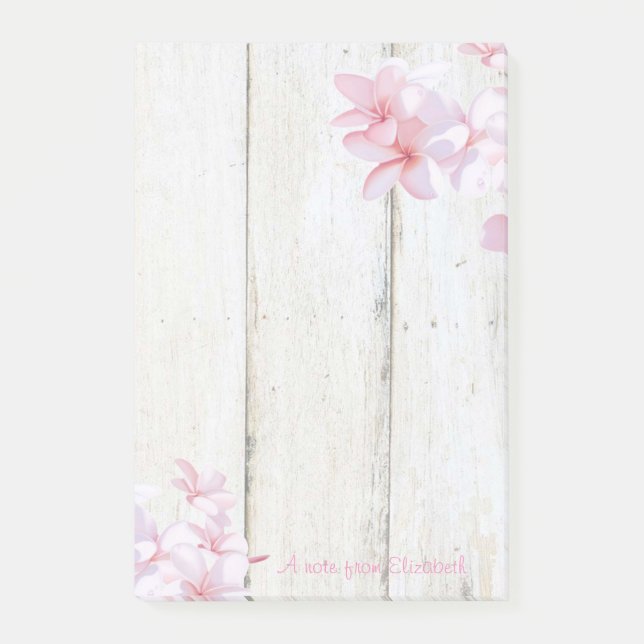 Elegant Stylish ,Wood Texture,Cherry Tree Post-it Notes (Front)
