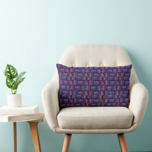 Elegant Stylish Zigza Lumbar Cushion