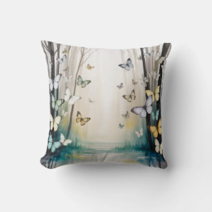 Elegant Subtle Butterfly Cushion