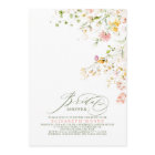 Elegant Summer Meadow Wildflowers Bridal Shower