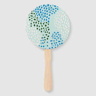 Elegant Summer Resort Chic Fashion Illustration Ha Hand Fan