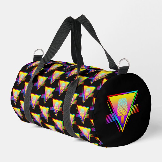 Elegant Summer Retro Ice Drop Duffle Bag (Left Corner)