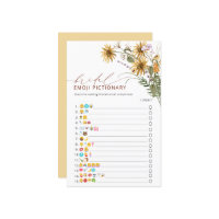 Elegant Sunflower Bridal Shower Game