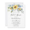 Elegant Sunflowers Eucalyptus Bridal Shower Card