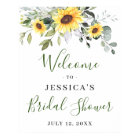 Elegant Sunflowers Eucalyptus Bridal Shower