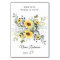 Elegant Sunflowers Eucalyptus Wedding Escort Card