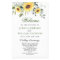 Elegant Sunflowers Floral Wedding Ceremony Program
