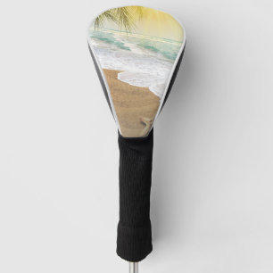 Elegant Sunshine And Blue Ocean Beach Golf Head Cover