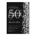 Elegant Surprise 50th Birthday Sparkles Silver 