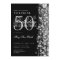 Elegant Surprise 50th Birthday Sparkles Silver 