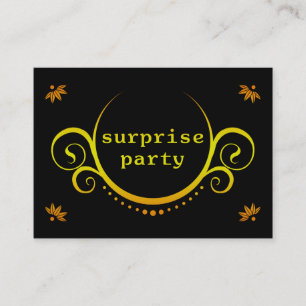elegant surprise party invitation