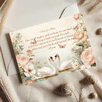 Elegant Swan Lake Flora Diapper Raffle