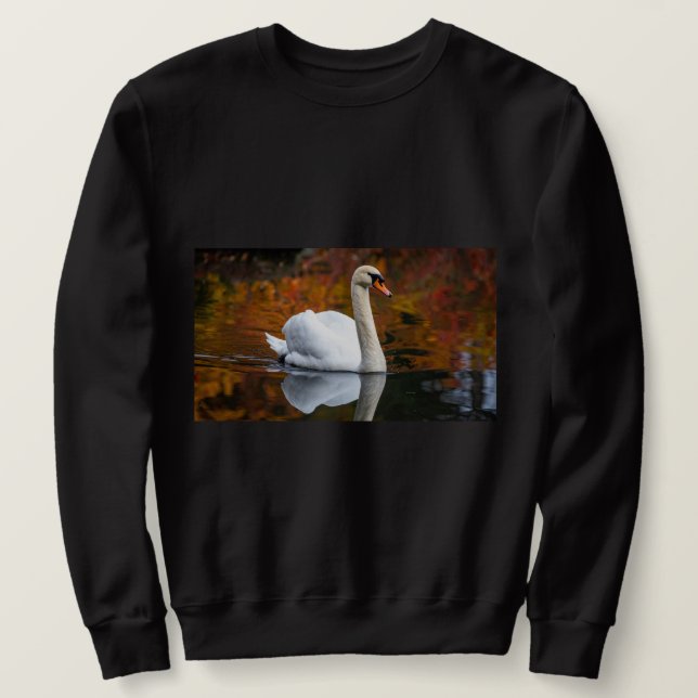 Elegant Swan Sweatshirt (Design Front)