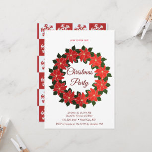 Elegant sweet Christmas invitation