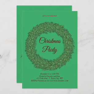 Elegant sweet Christmas invitation