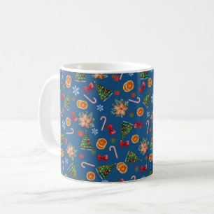 Elegant Sweet Cute Christmas Cookies Candy Cane Coffee Mug