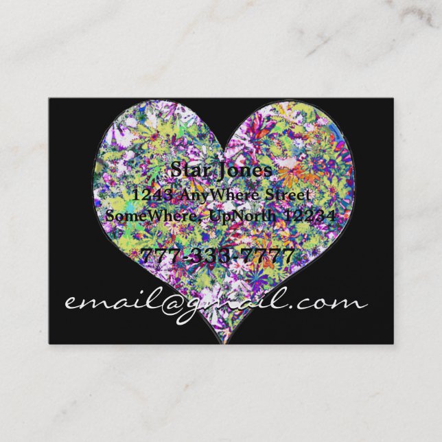 Elegant Swirl Business Card - (Front)