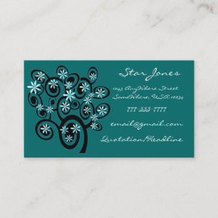 Elegant Swirl Business Card - Cust... - Customised