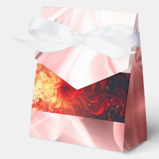 Elegant Swirl Gift Bag with Bow, Favour Box