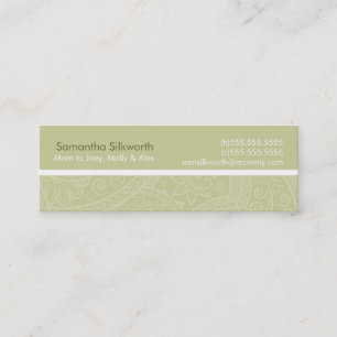 Elegant Swirl Mummy Cards