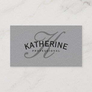 Elegant Swirl Pattern Business Card