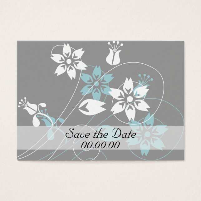 Elegant Swirls and Flowers (Front)