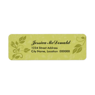 Elegant Swirls and Leaves