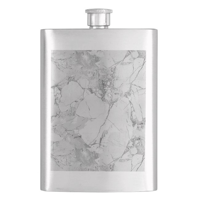 Elegant Swirls Hip Flask (Front)
