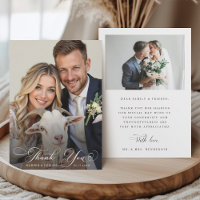 Elegant Swirly Calligraphy Wedding 2 Photo