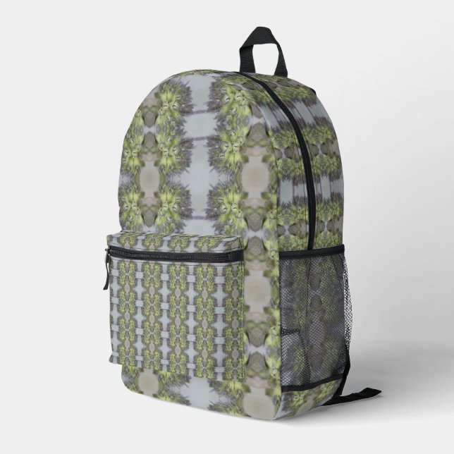 Elegant  Symmetry OG2 Zoom Printed Backpack (Back Corner Right)