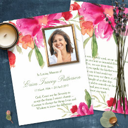 Elegant Sympathy Modern Funeral Thank You Cards