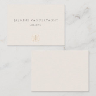 Elegant Table Escort Cards