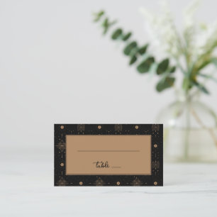 Elegant Table Number Card