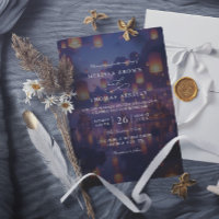 Elegant Tangled Lanterns Modern Chic Wedding