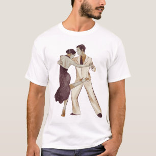 Elegant Tango Dance Couple design. T-Shirt
