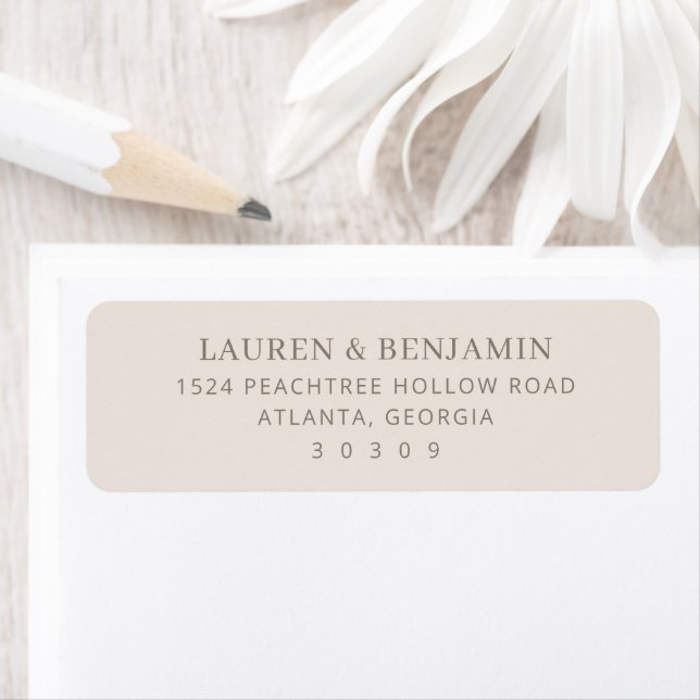 Elegant Taupe Minimalist Typographic (Insitu)