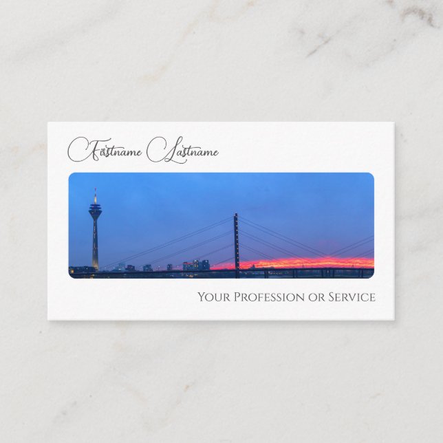Elegant taxi driver calligraphy QR-Code cabdriver Business Card (Front)