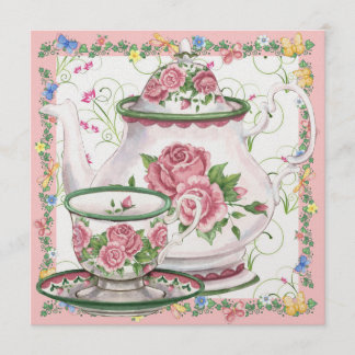 Elegant Tea / Coffee - SRF Invitation