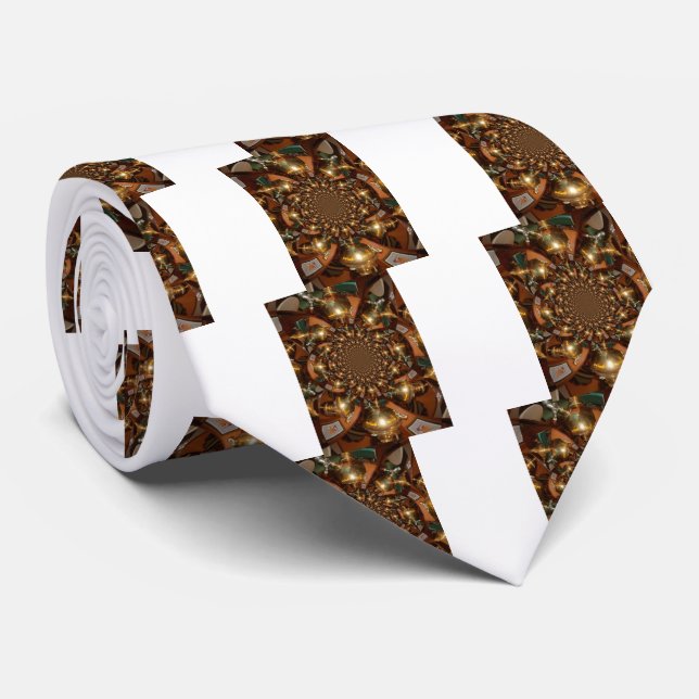 Elegant Tea Culture – Vintage Samovars Tie (Rolled)