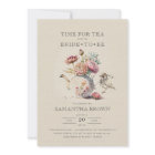 Elegant Tea Party Floral Bridal Shower